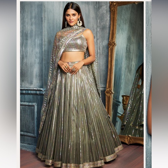 Sequin lehenga - Picture 1 of 4
